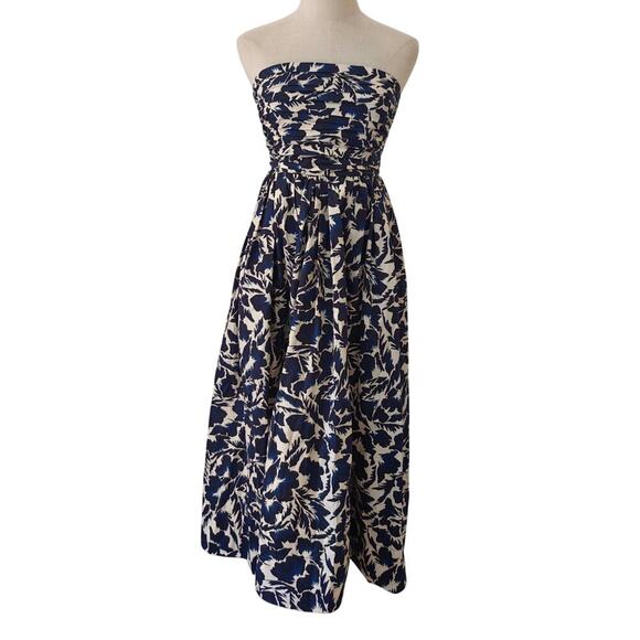 A.L.C Tate Strapless Midi Dress US 6 - Picture 6 of 11